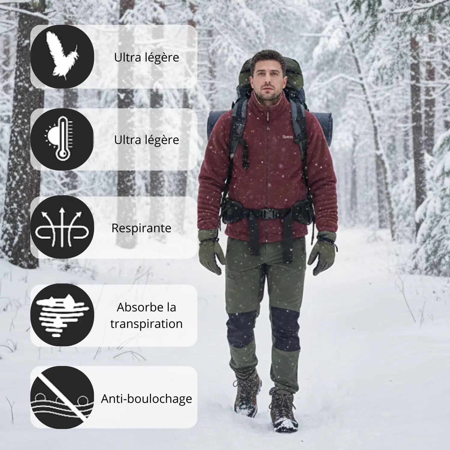 Veste de Sport Polaire