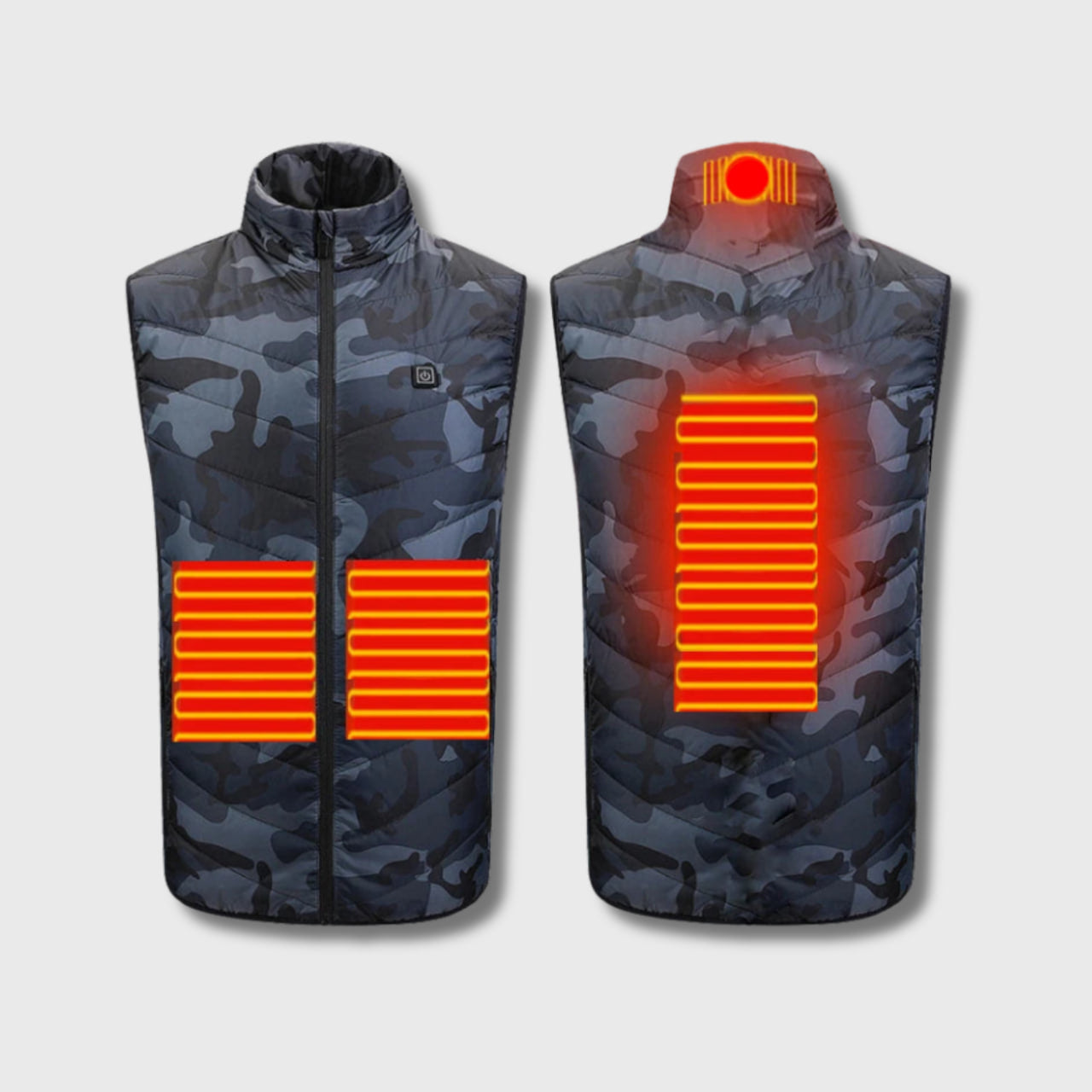Gilet Chauffant Camouflage
